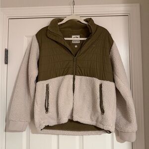 Billabong Olive and Cream Jacket